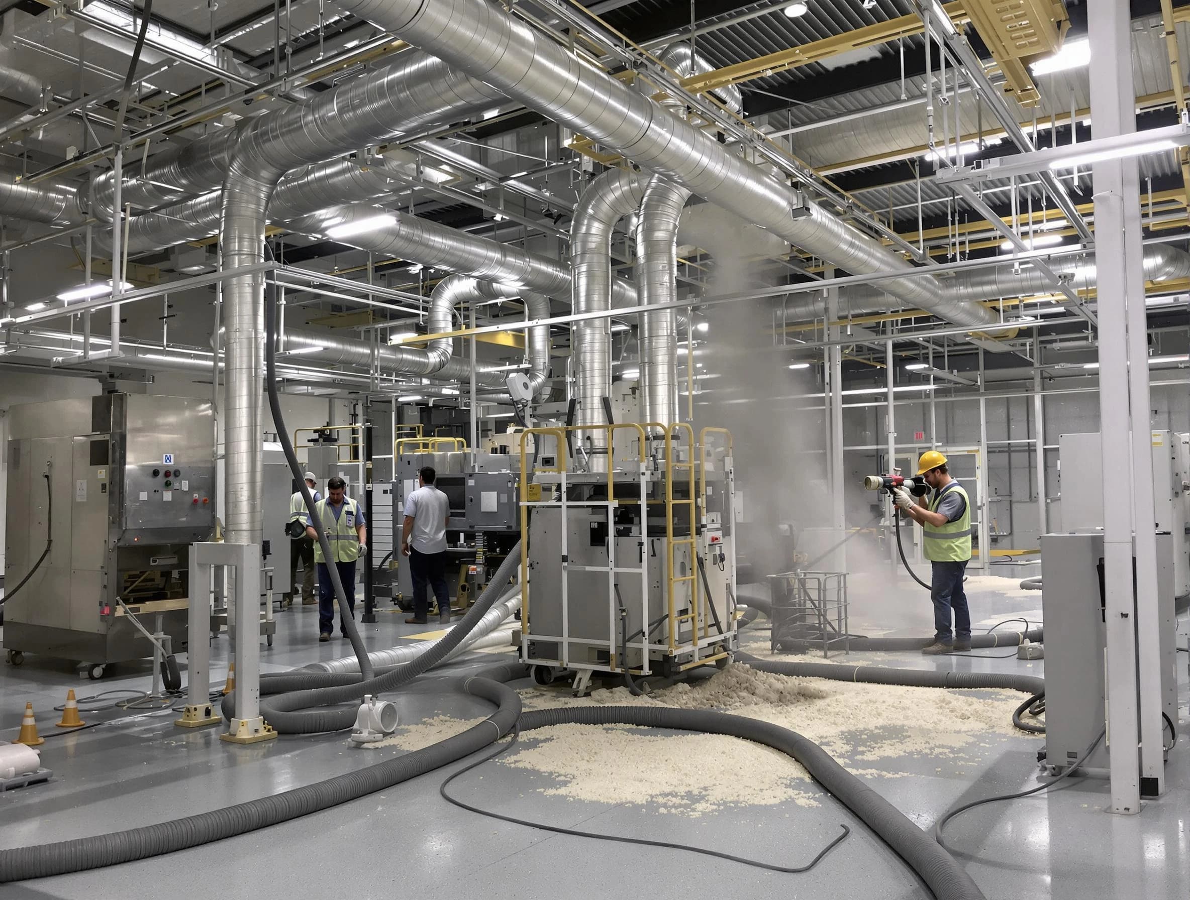 Heavy-duty industrial duct cleaning by Methuen Town Air Duct Cleaning in Methuen Town