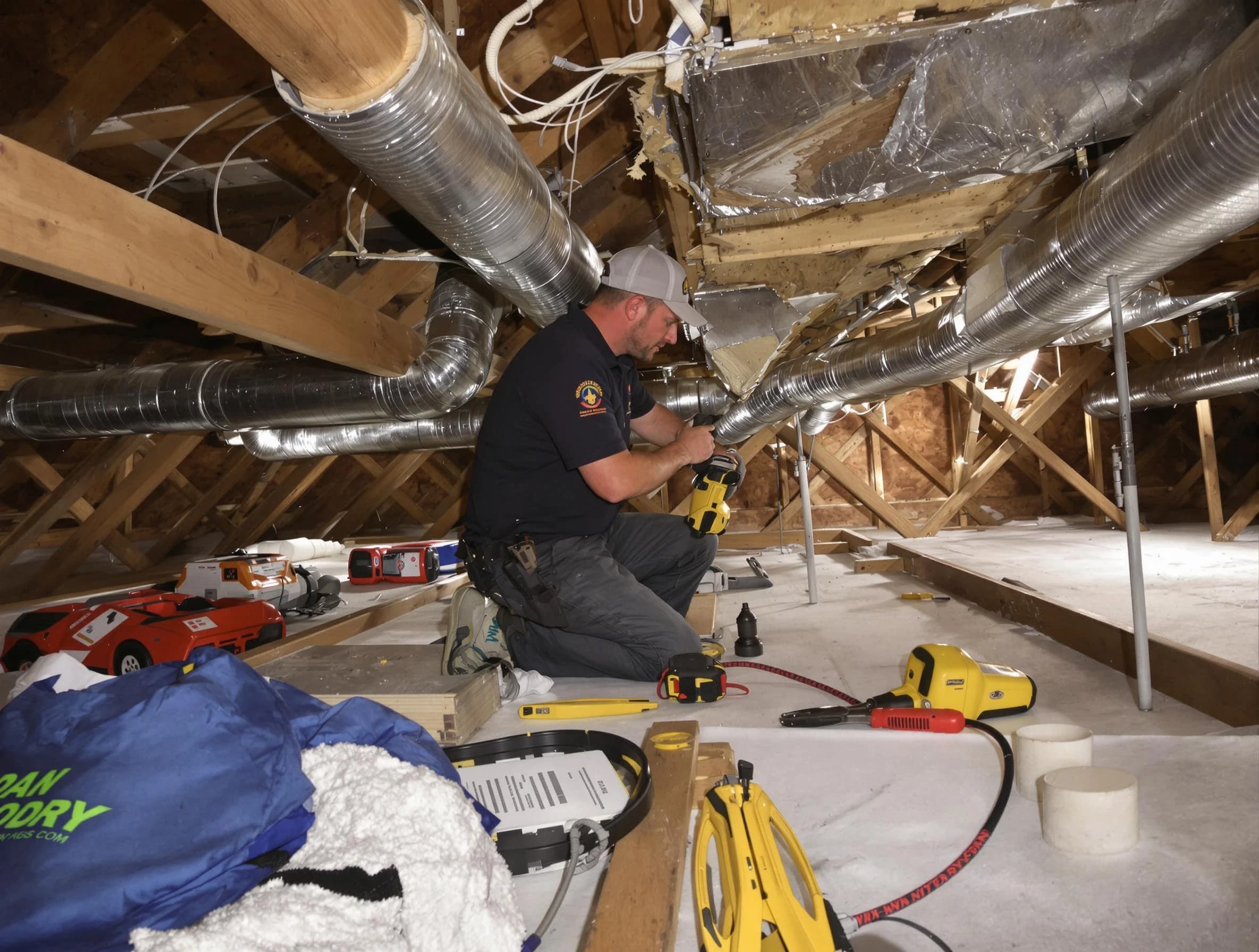 Professional air duct repair by Methuen Town Air Duct Cleaning in Methuen Town