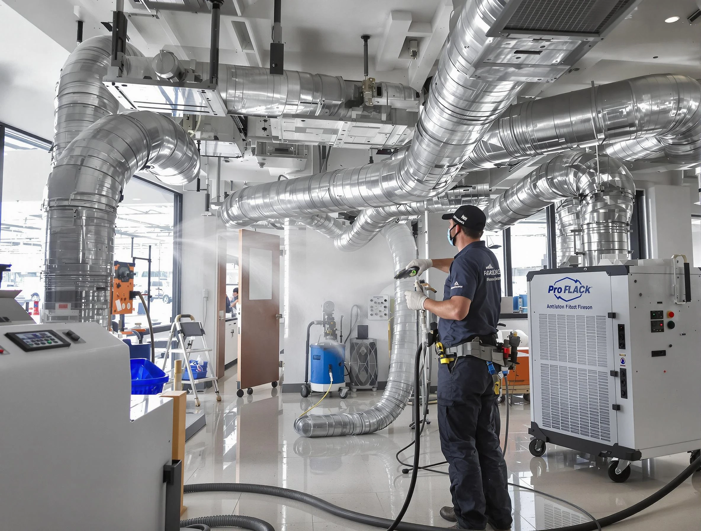 Negative Pressure Air Duct Cleaning in Methuen Town