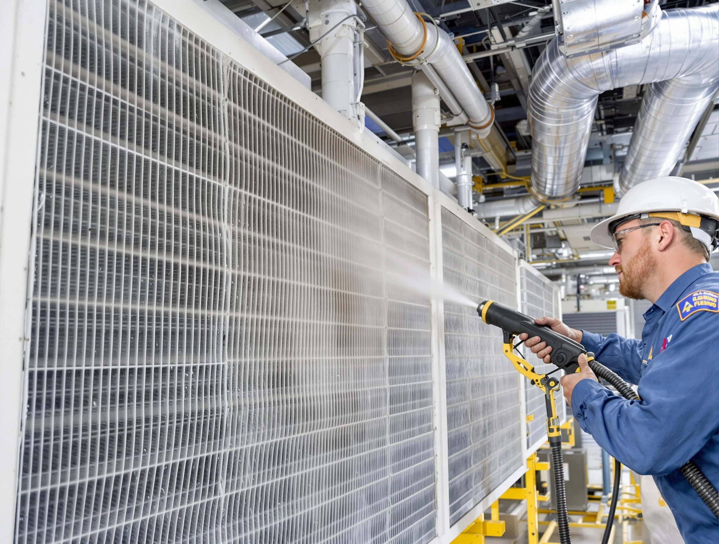 Professional commercial coil cleaning by Methuen Town Air Duct Cleaning in Methuen Town