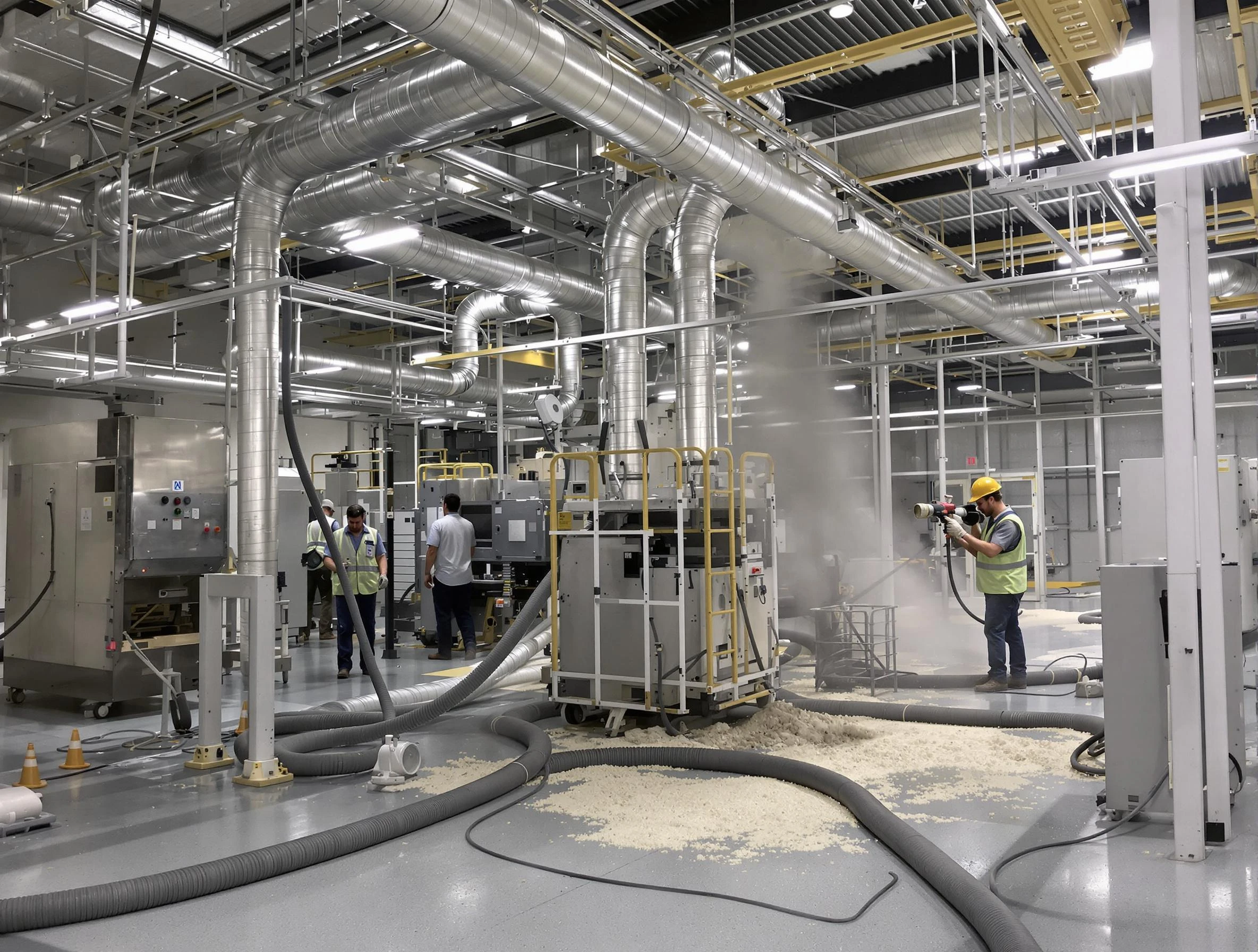 Heavy-duty industrial duct cleaning by Methuen Town Air Duct Cleaning in Methuen Town